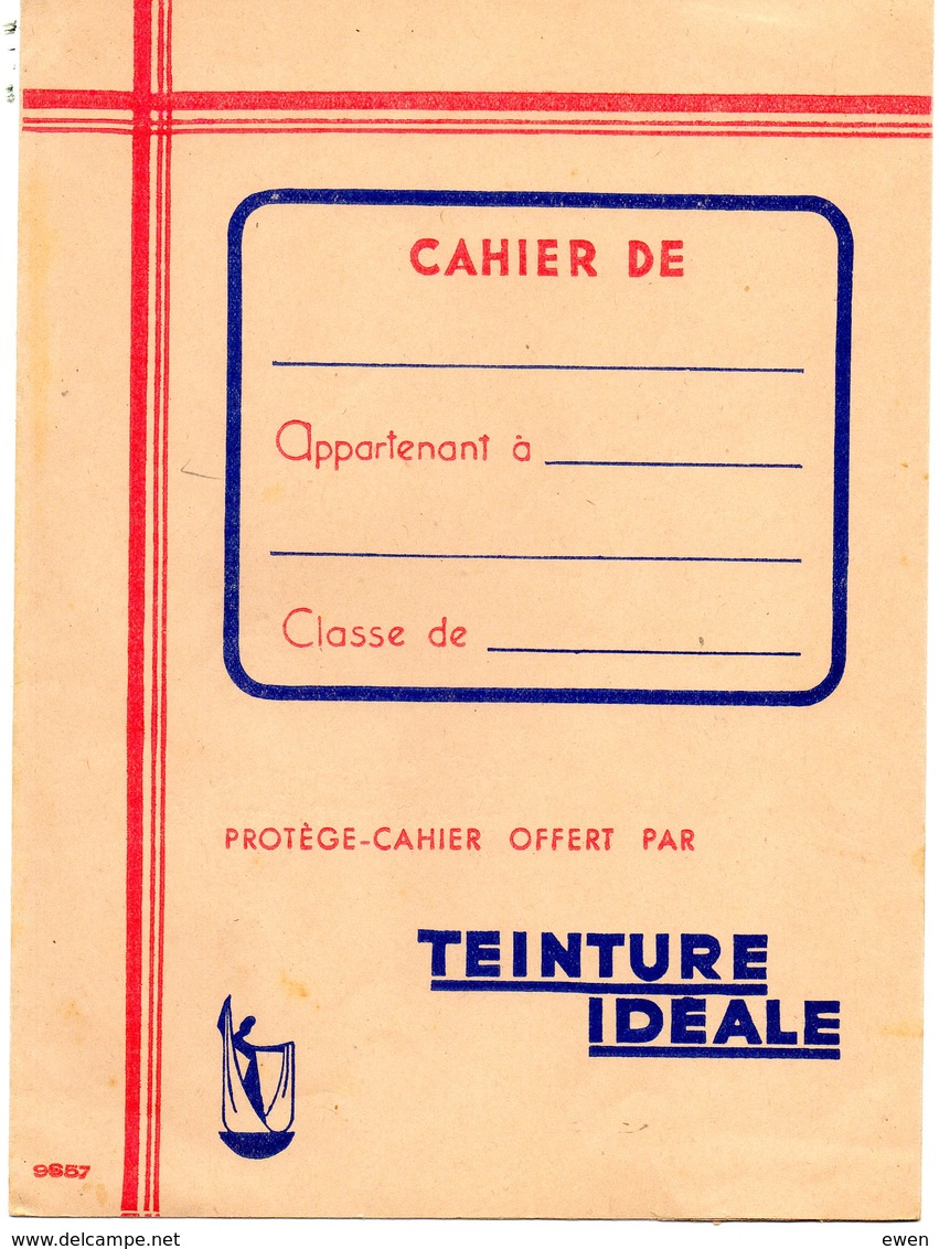 Protège Cahier. Teinture Idéale. - Protège-cahiers