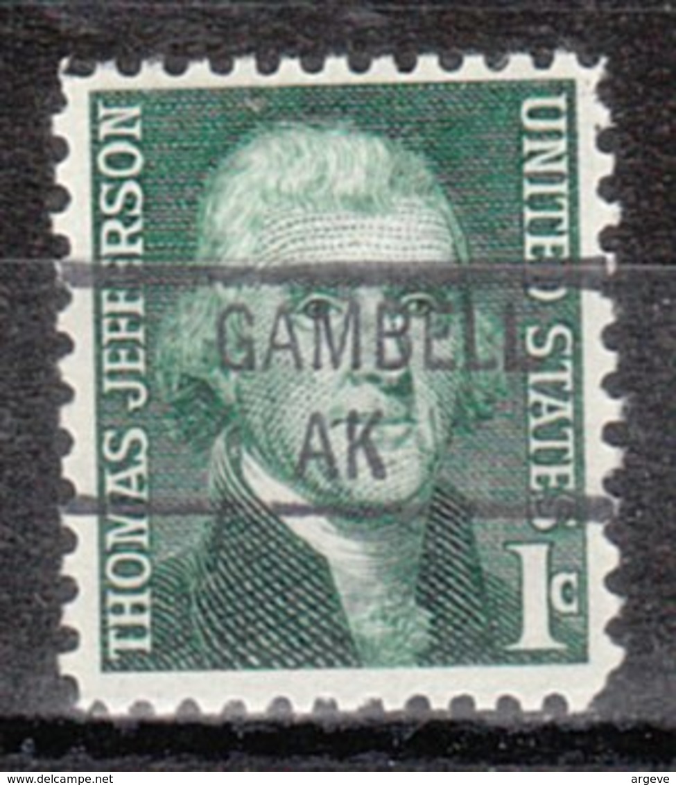 USA Precancel Vorausentwertung Preo, Locals Alaska, Gambell 841 (MB/AK) - Precancels