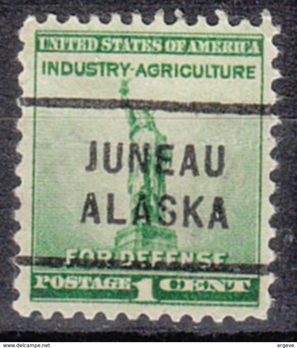 USA Precancel Vorausentwertung Preo, Locals Alaska, Juneau 712 - Préoblitérés