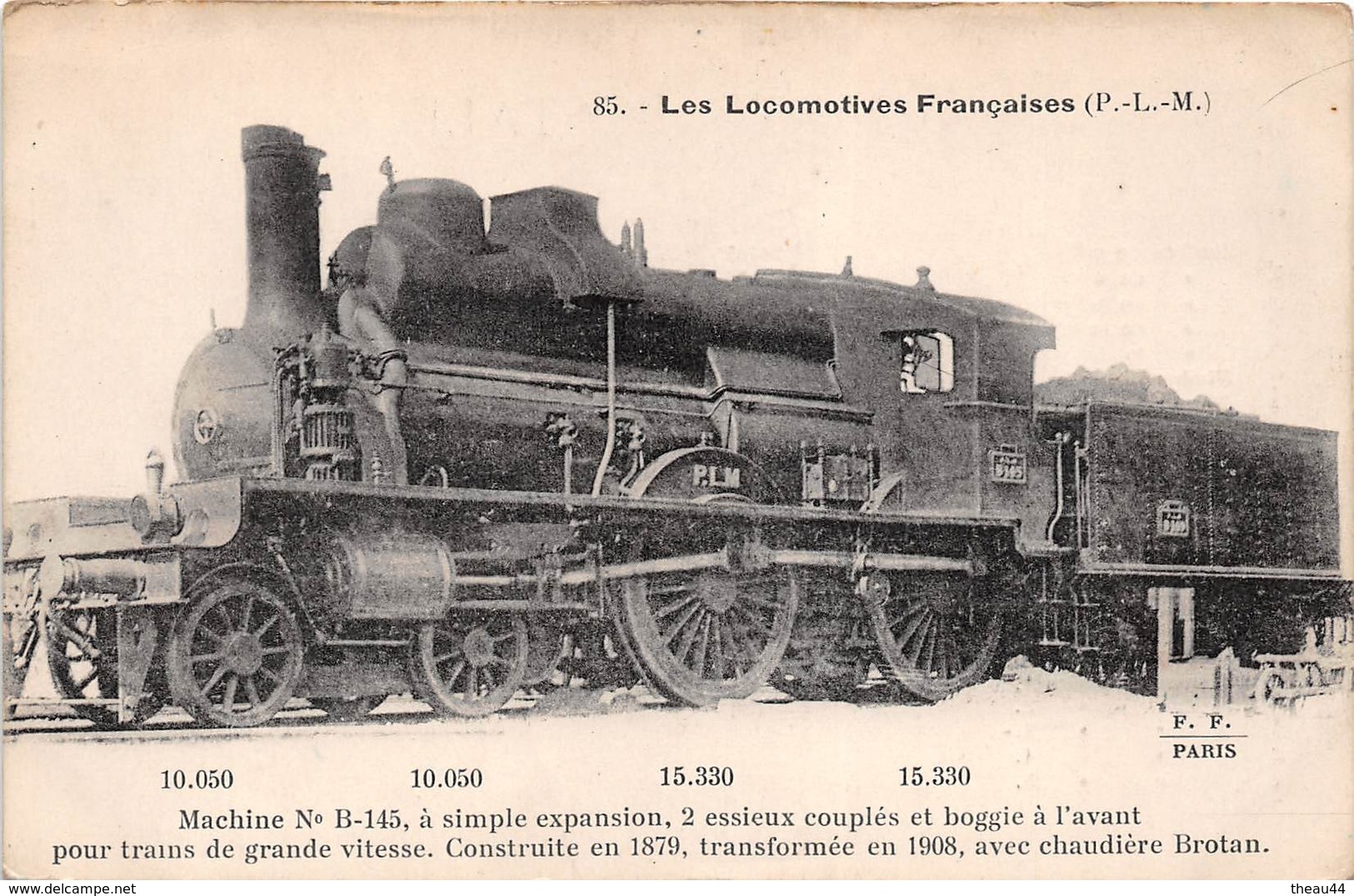 ¤¤  -  Les Locomotives Françaises  Du  P.L.M.       -  ¤¤ - Equipment