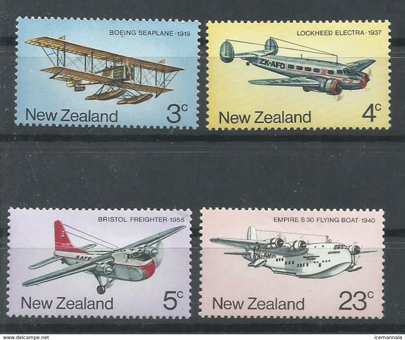 NUEVA ZELANDA YVERT  611/14   MNH  ** - Luchtpost