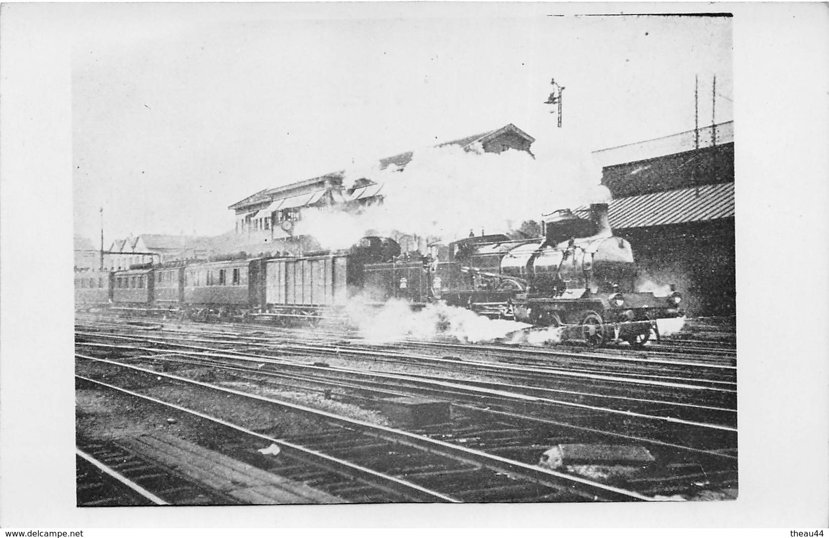 ¤¤  -   Carte-Photo D'un Train En Gare      -  ¤¤ - Materiale