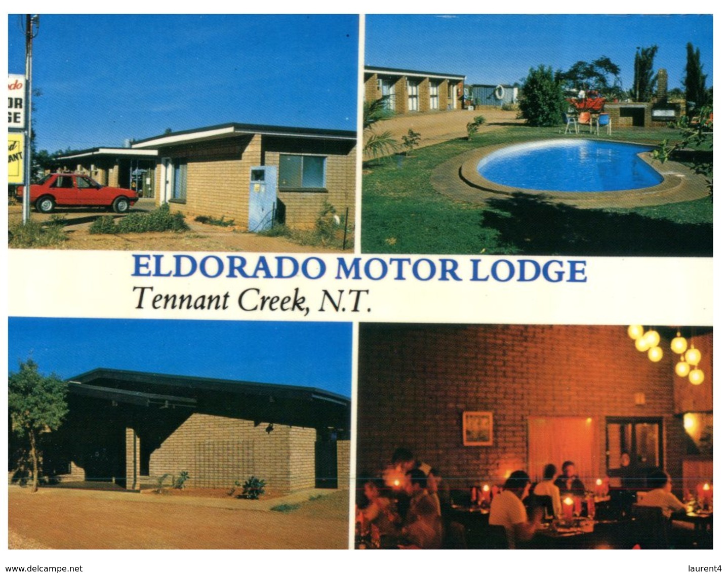 (1222) Australia - NT - Tennant Creek Eldorado Motor Lodge Hotel - Ohne Zuordnung