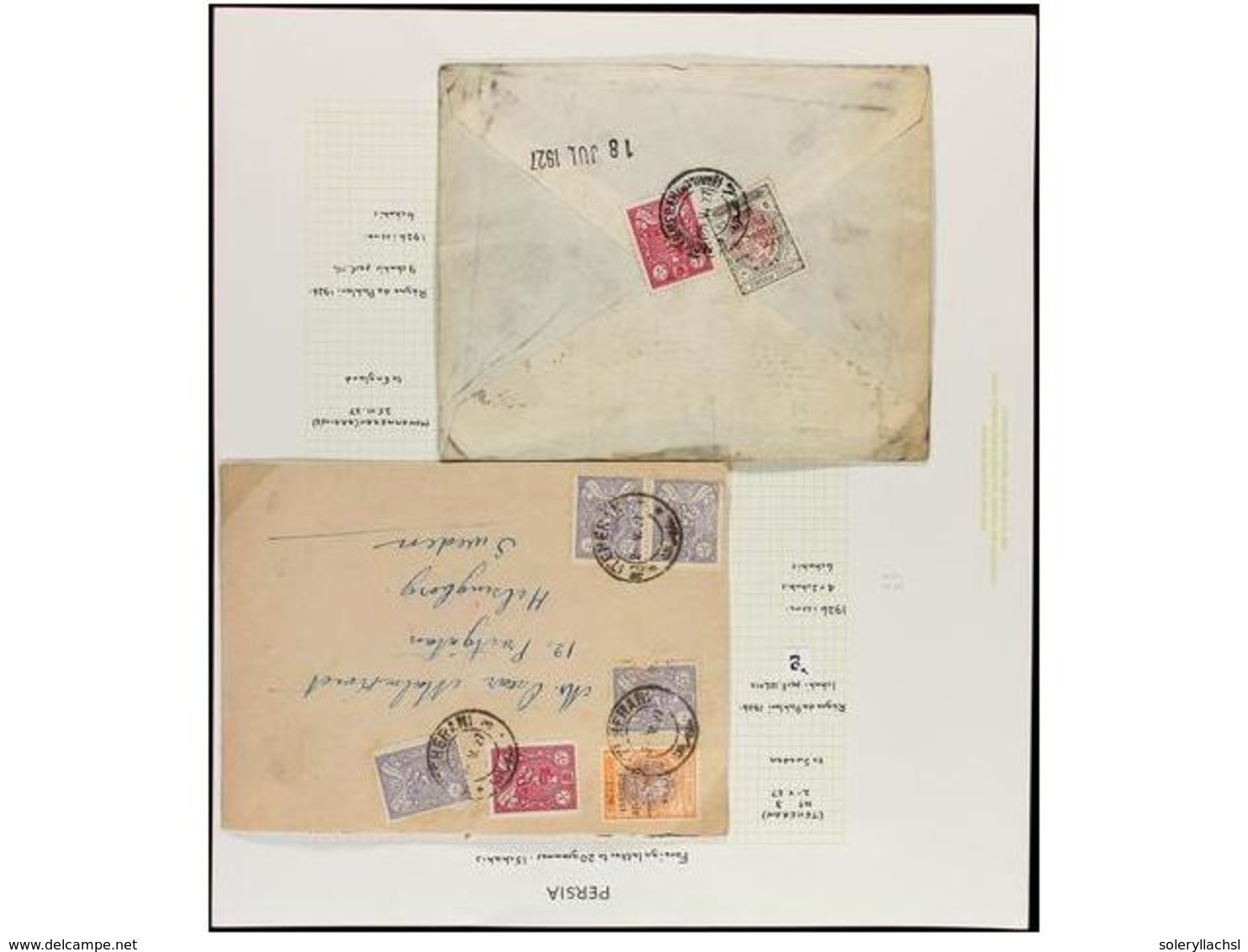 IRAN. 1926-28. Twenty Six Covers Sent To Overseas Diverse Frankings (see Web). - Otros & Sin Clasificación