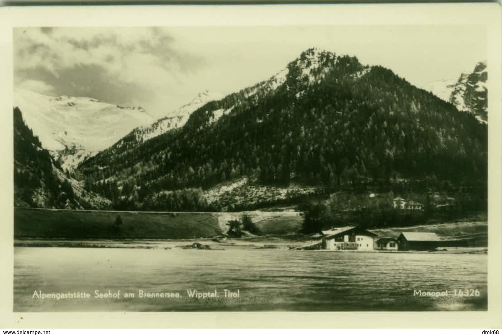 AUSTRIA - ALPENGASTSTÄTTE SEEHOF AM BRENNERSEE - WIPPTAL - TIROL - EDIT MONOPOL - RPPC VINTAGE POSTCARD  (BG1885) - Other & Unclassified