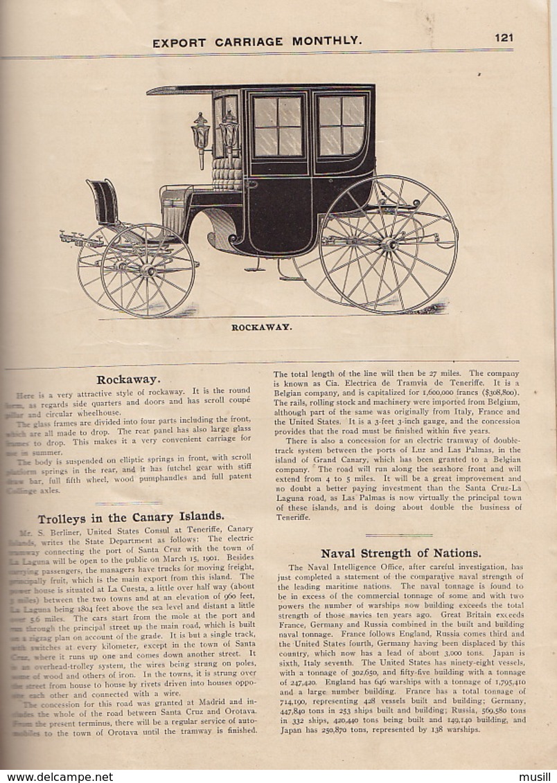 Export Carriage Monthly. August 1901. Vol. 3. N° 5. Seneca Indian Chief. Ghost Dance. - 1900-1949