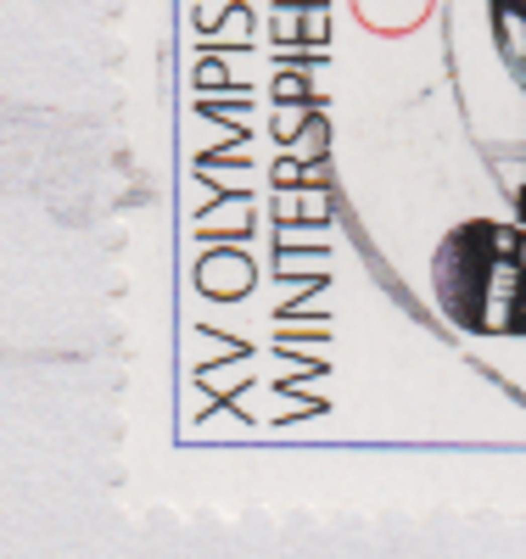 DDR Olympische Winterspiele 1988 MiNo. 3143 PF I: Punkt Hinter XV Fehlt (120.-) - Abarten Und Kuriositäten