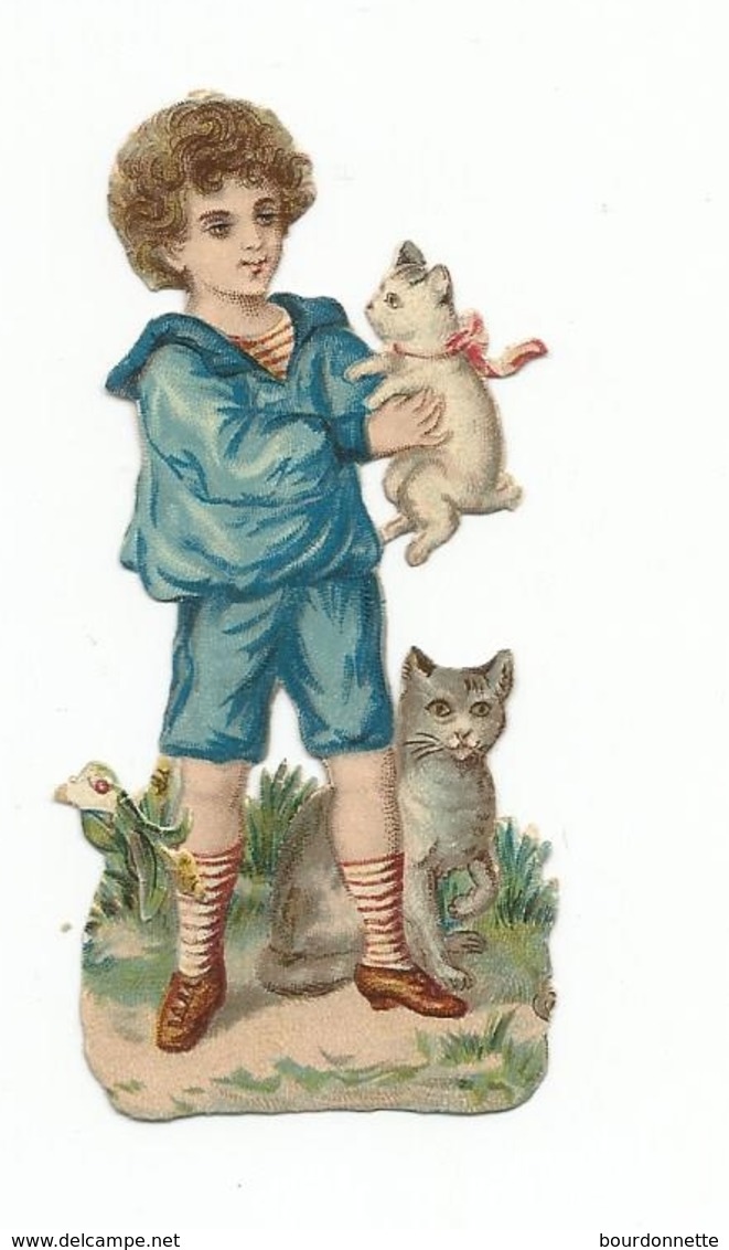 DECOUPIS   Enfant Avec Chat - Ragazzi