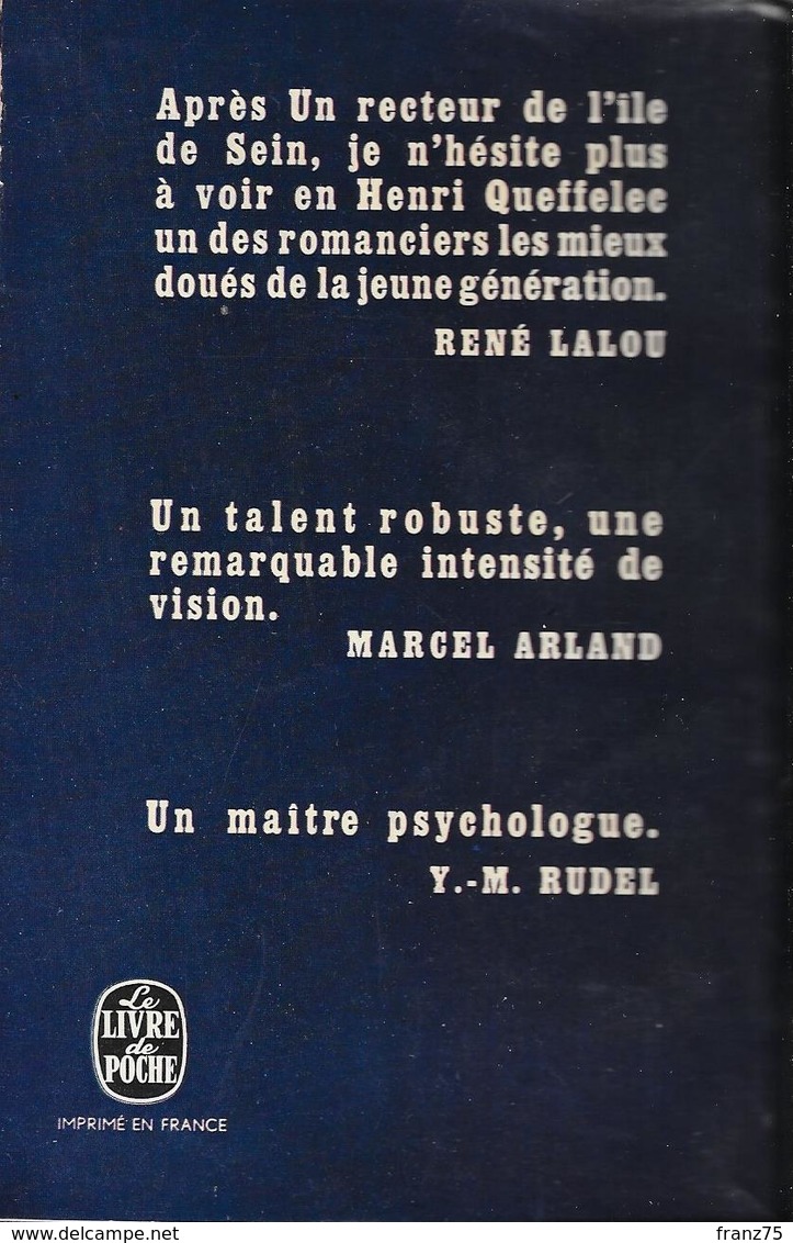 Un Recteur De L'île De Sein-1962-H.QUEFFELEC- Livre De Poche--TBE - Autres & Non Classés