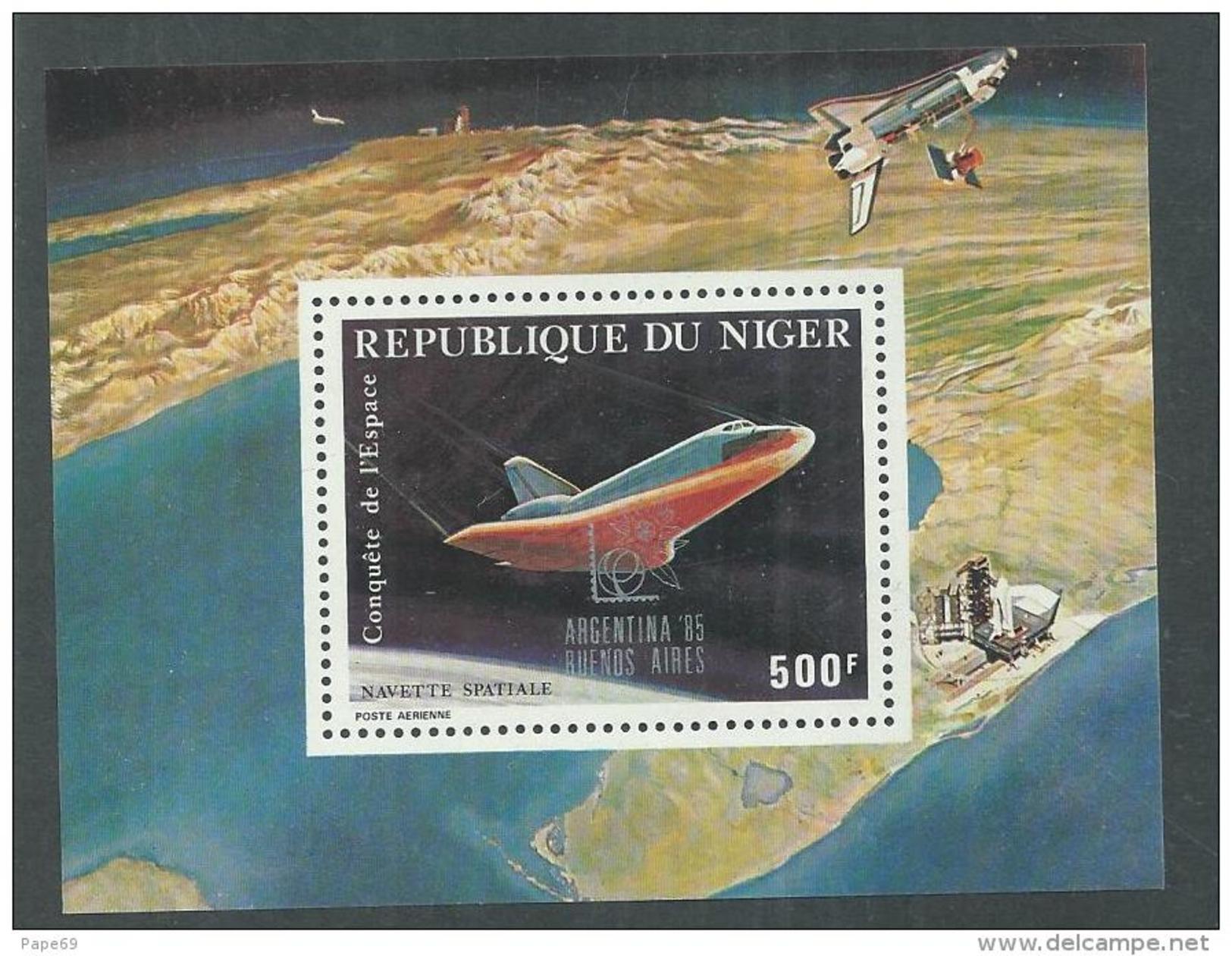 Niger BF N° 48 XX Promotion De La Philatélie : "Argentina' 85 Buenos Aires"  Le Bloc Sans Charnière, TB - Niger (1960-...)