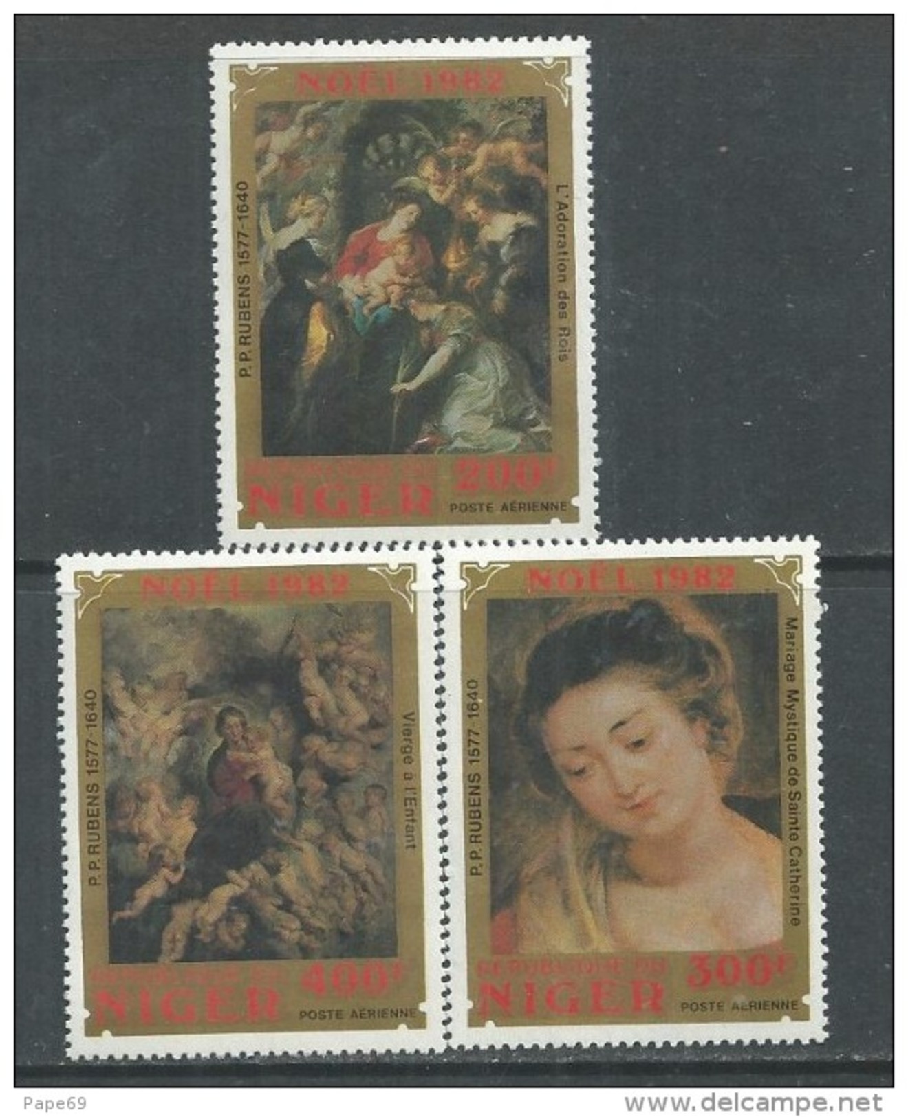 Niger PA  N° 304 / 06 XX Noël : Tableaux De Rubens.  Les 2 Valeurs  Sans Charnière, TB - Niger (1960-...)