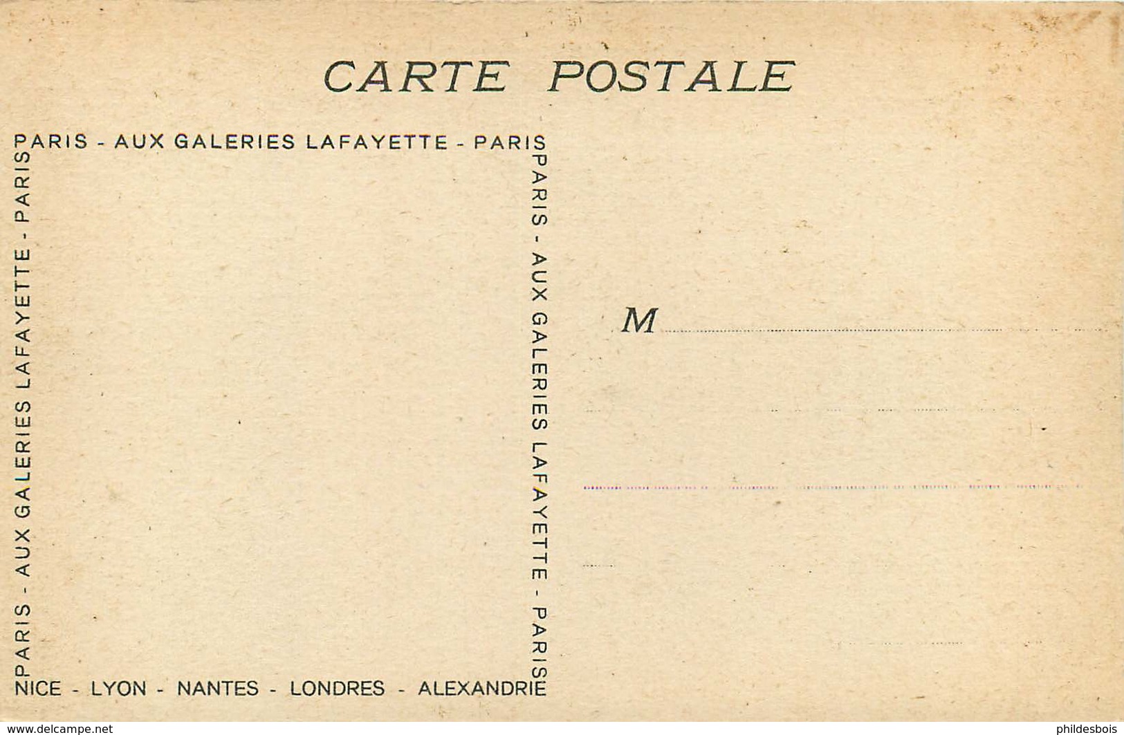 PARIS EXPOSITION ART DECO 1925  LE PAVILLON DES GALERIES LAFAYETTE - Mostre