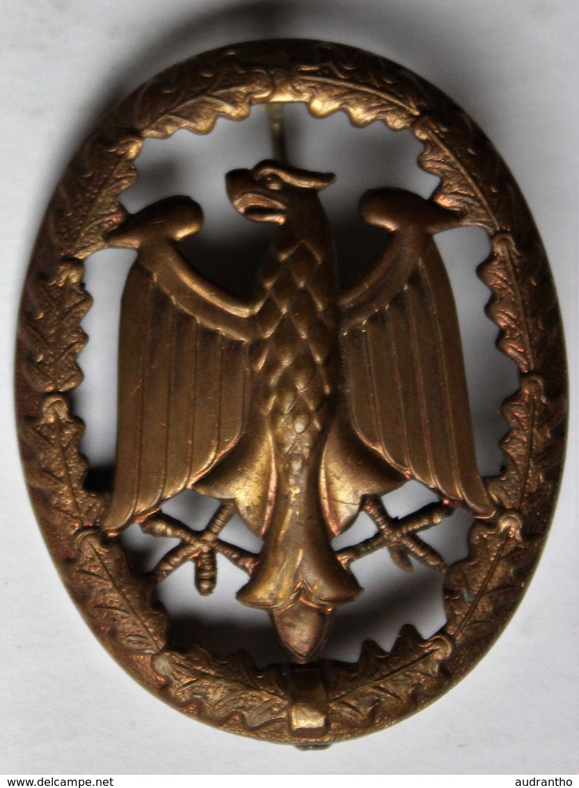 Insigne Armée Allemande Aigle Brevet Bronze German Army Eagle Badge Allemagne Germany Deutschland - Alemania