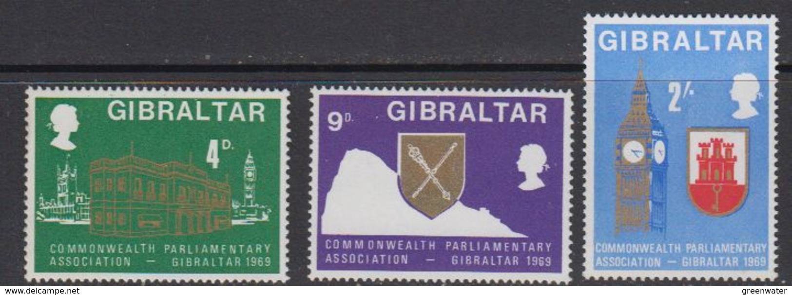 Gibraltar 1969 Commonwealth Parliamentary Association 3v  ** Mnh (41506M) - Gibraltar