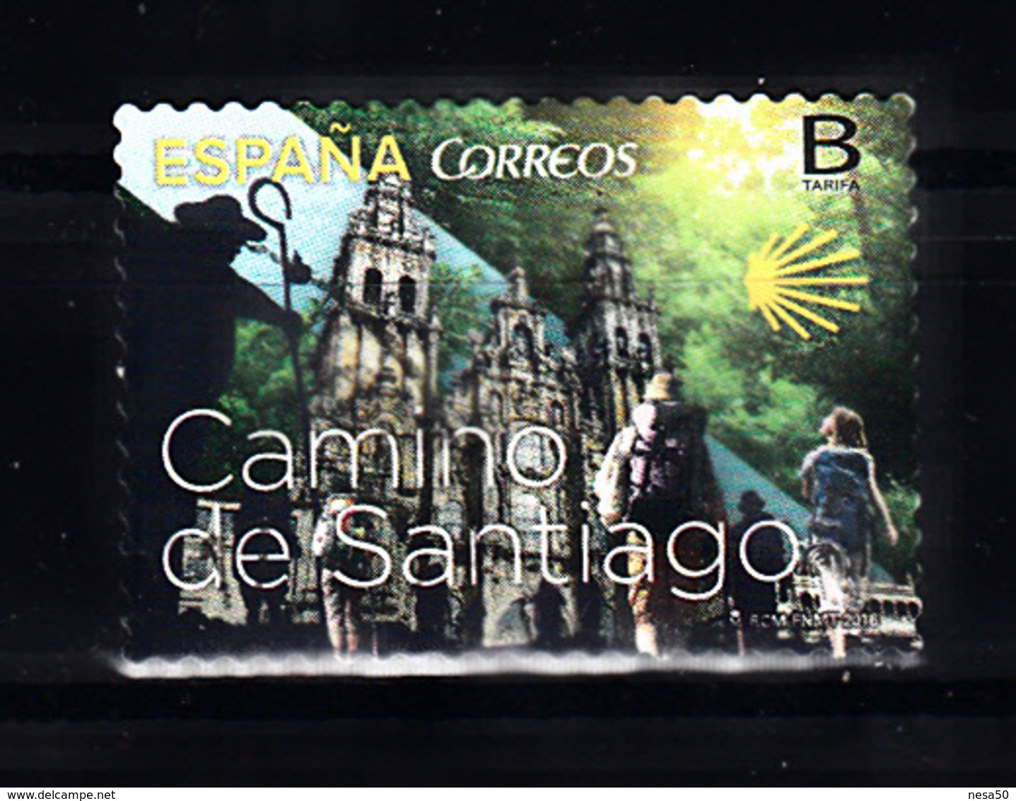 Spanje 2016 Mi Nr 5068, Kathedraal Santiago De Compostela - Gebruikt