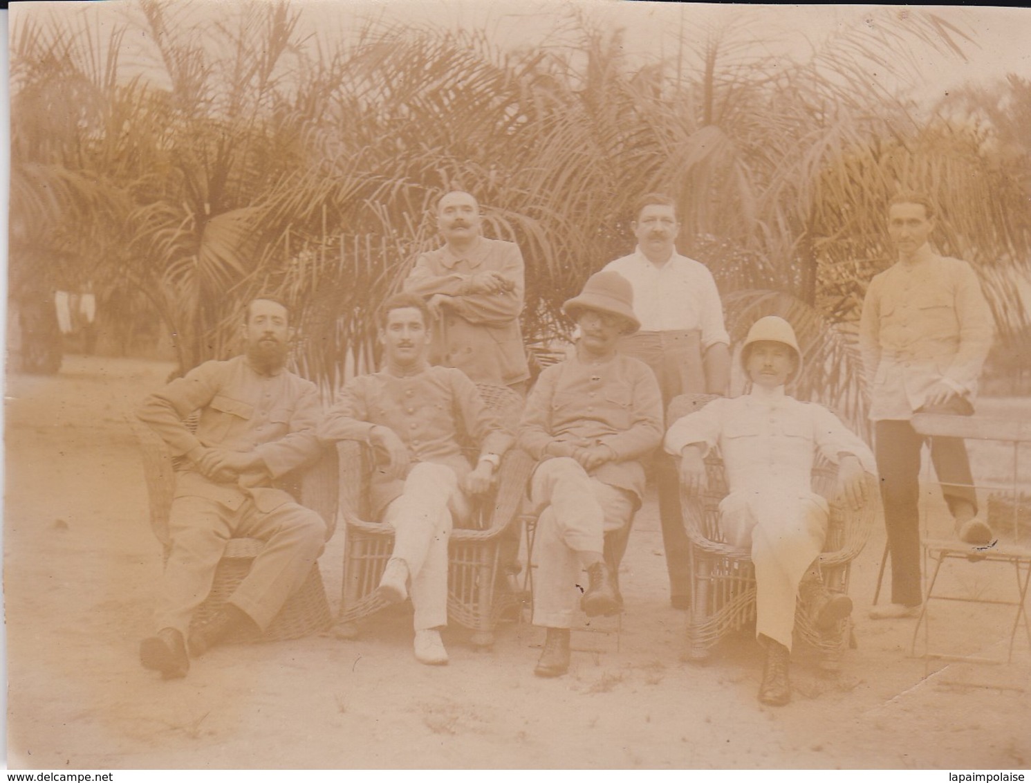 Photos - Originales > Afrique Congo Makoua Colonie Européenne Troupe Coloniale - Afrique