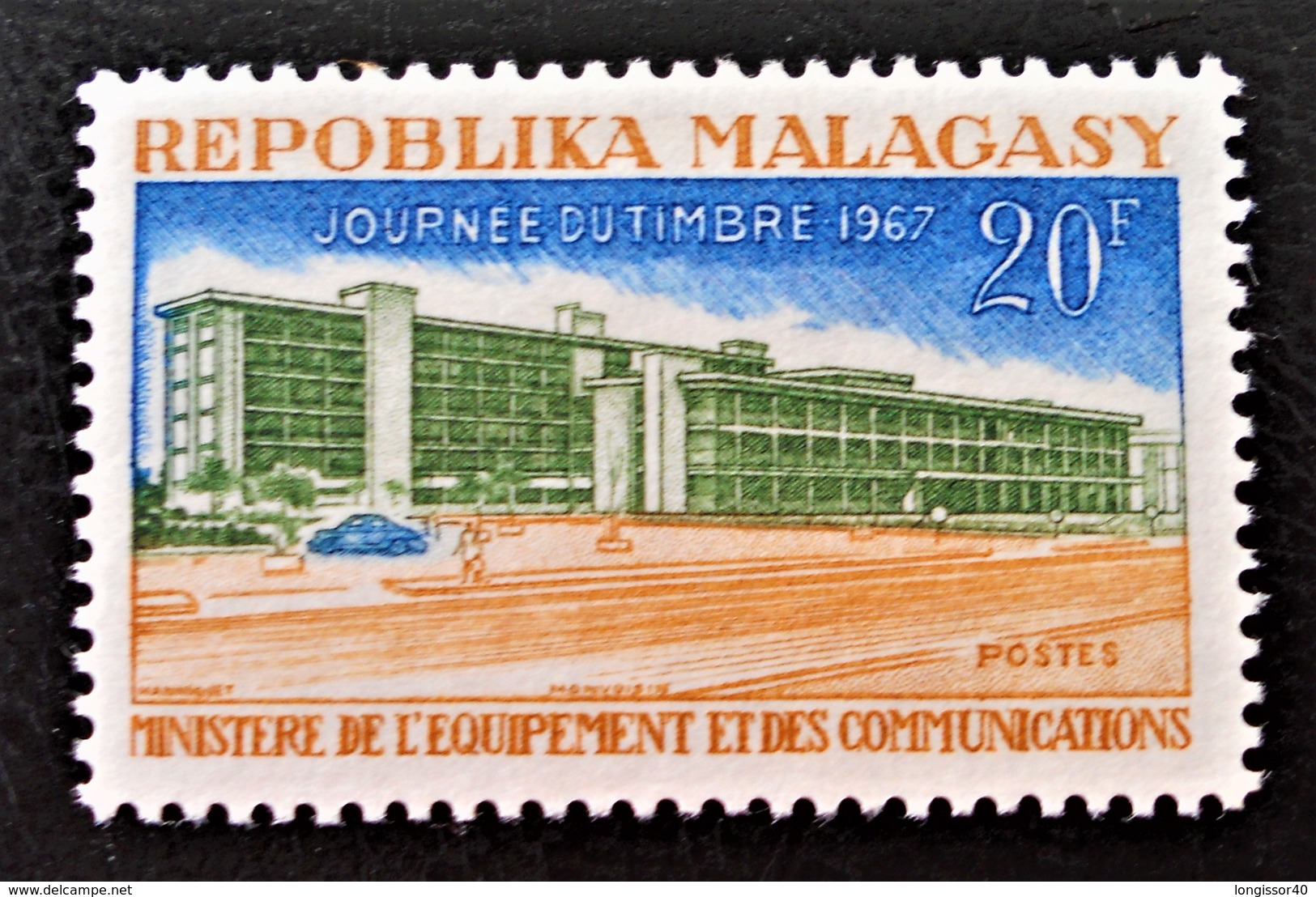 JOURNEE DU TIMBRE 1967 - NEUF ** - YT 437 - MI 569 - Madagascar (1960-...)