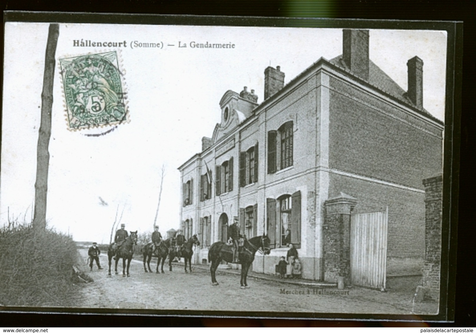 HALLENCOURT GENDARMERIE                                      JLM - Autres & Non Classés