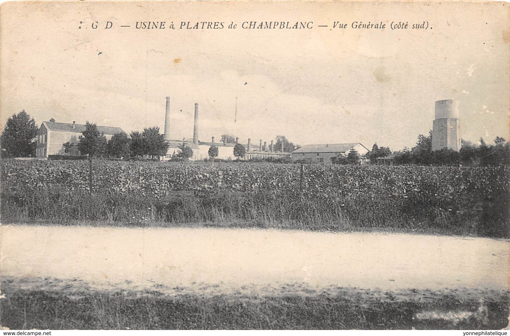 16 - Charente / 10016 - Usine à Platres De Champblanc - Autres & Non Classés