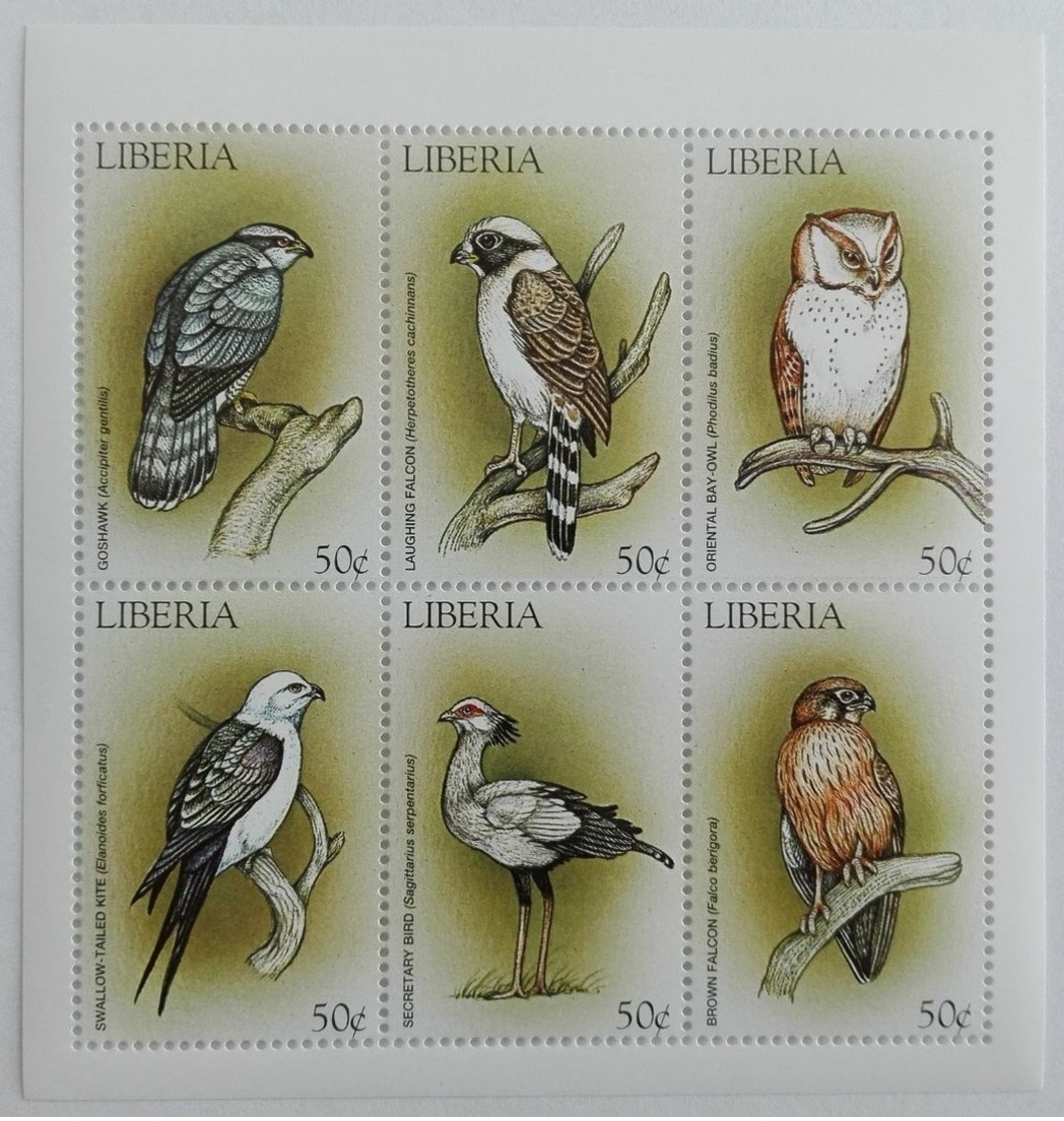 Liberia 1999** Klb.2271-76. Birds MNH [7II;88] - Other & Unclassified