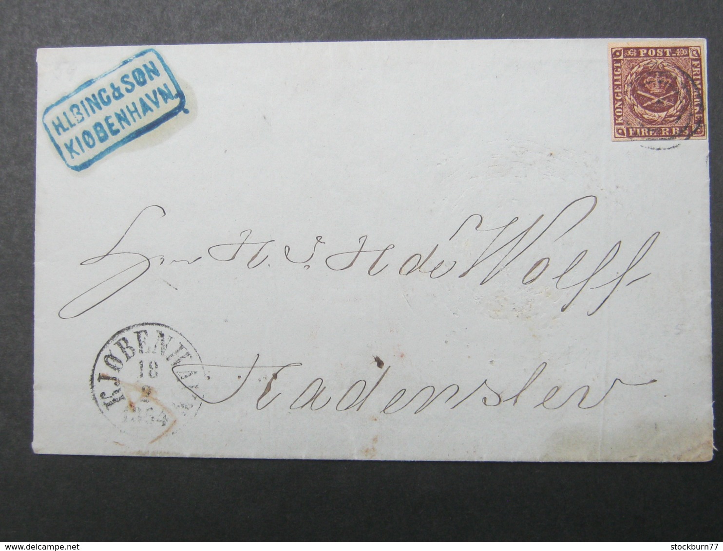 Brief  Mit  Stempel Aus Kopenhagen - Briefe U. Dokumente