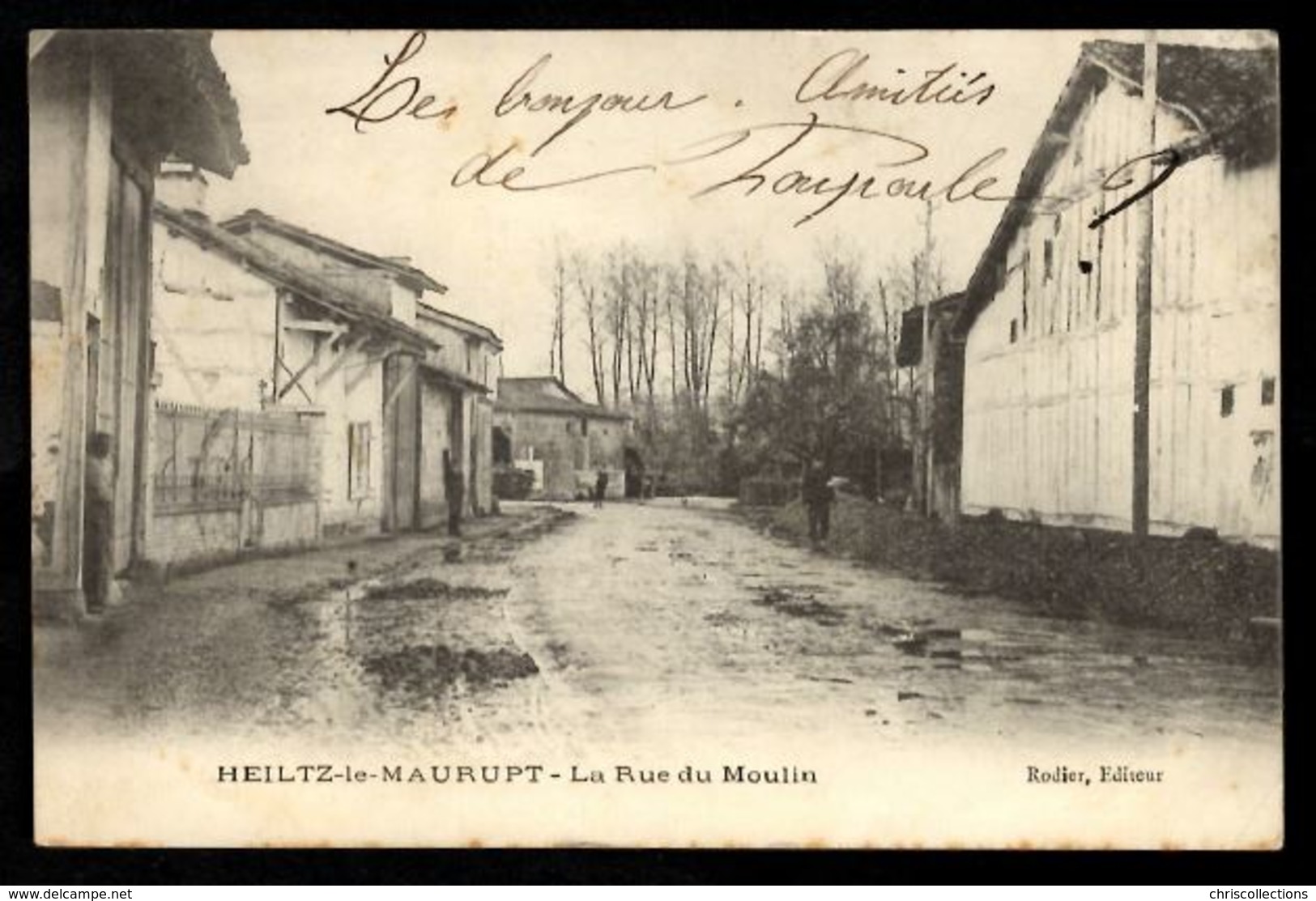 51 HEILTZ LE MAURUPT - La Rue Du Moulin - Other & Unclassified