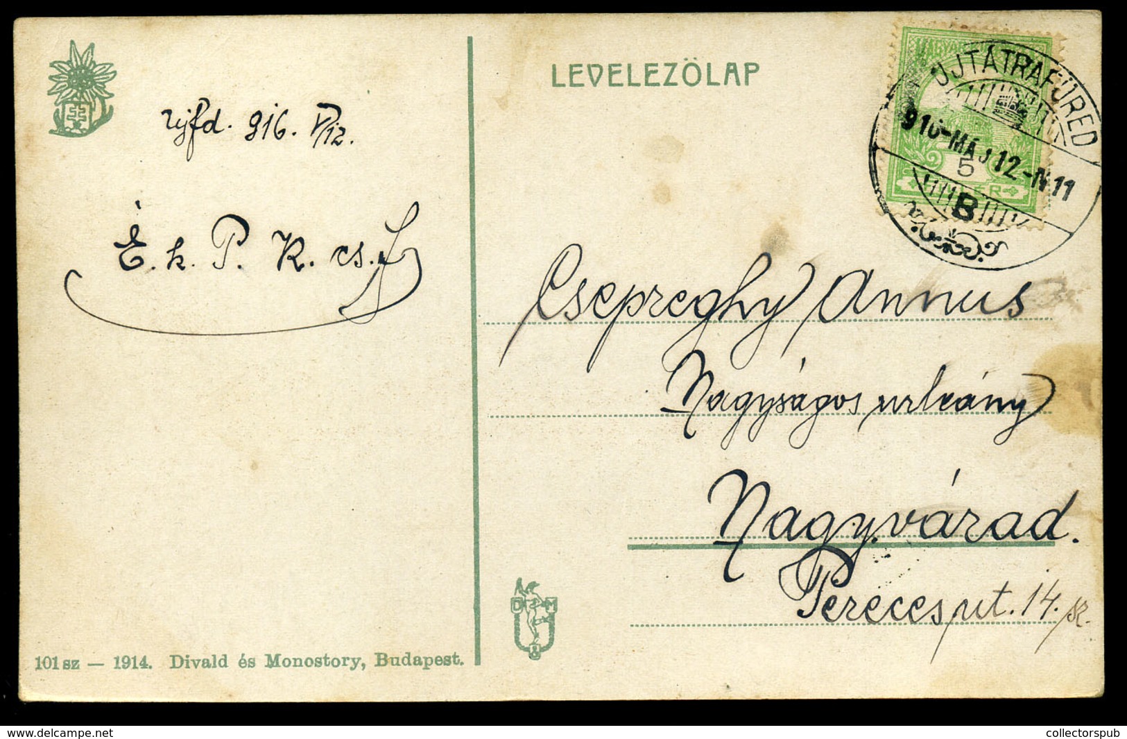TÁTRA 1916. Régi Képeslap - Ungheria