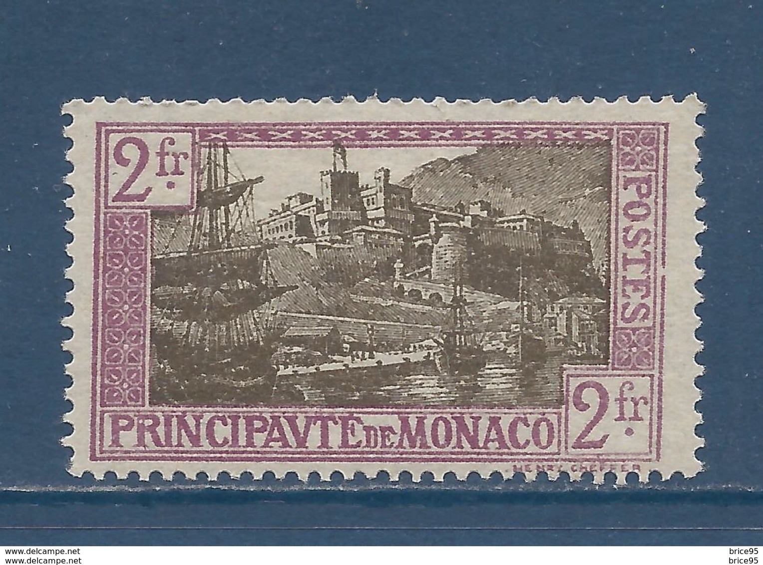 Monaco - YT N° 100 - Neuf Avec Charnière - 1924 à 1933 - Neufs