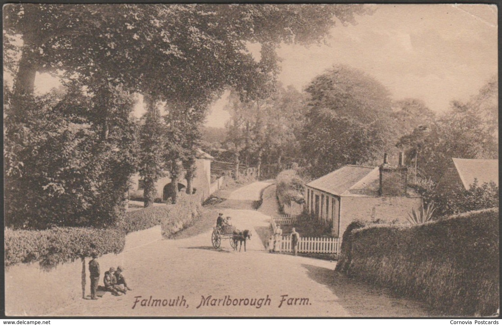 Marlborough Farm, Falmouth, Cornwall, C.1910 - Frith's Postcard - Falmouth