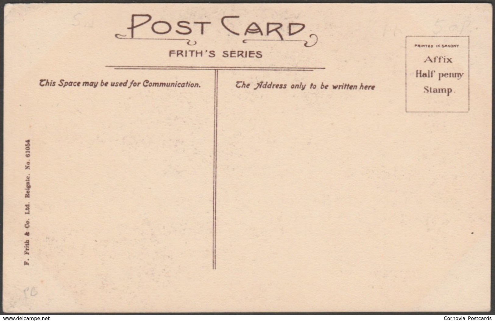 Marlborough Farm, Falmouth, Cornwall, C.1910 - Frith's Postcard - Falmouth