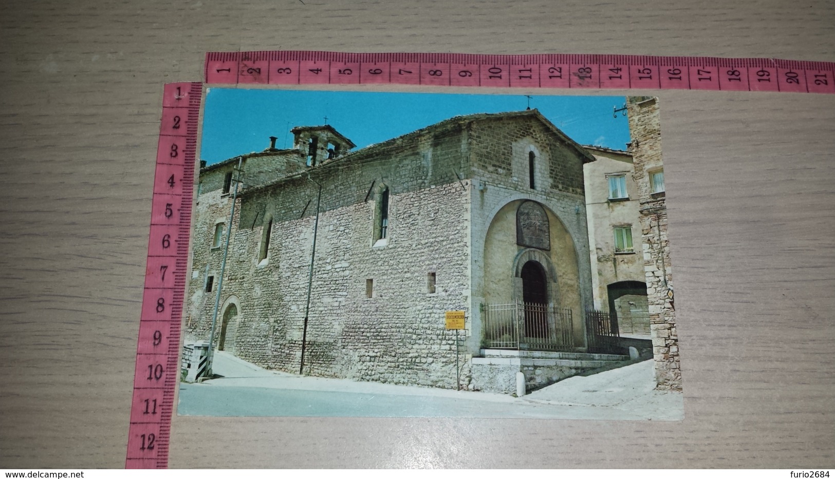 C-64806 CAGLI CHIESA SANTA MARIA DELLA MISERICORDIA PANORAMA - Altri & Non Classificati