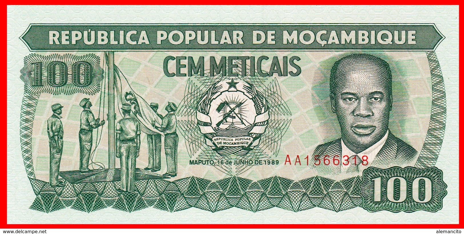 BILLETE DE MOZAMBIQUE  AÑO 1989 - Mozambique