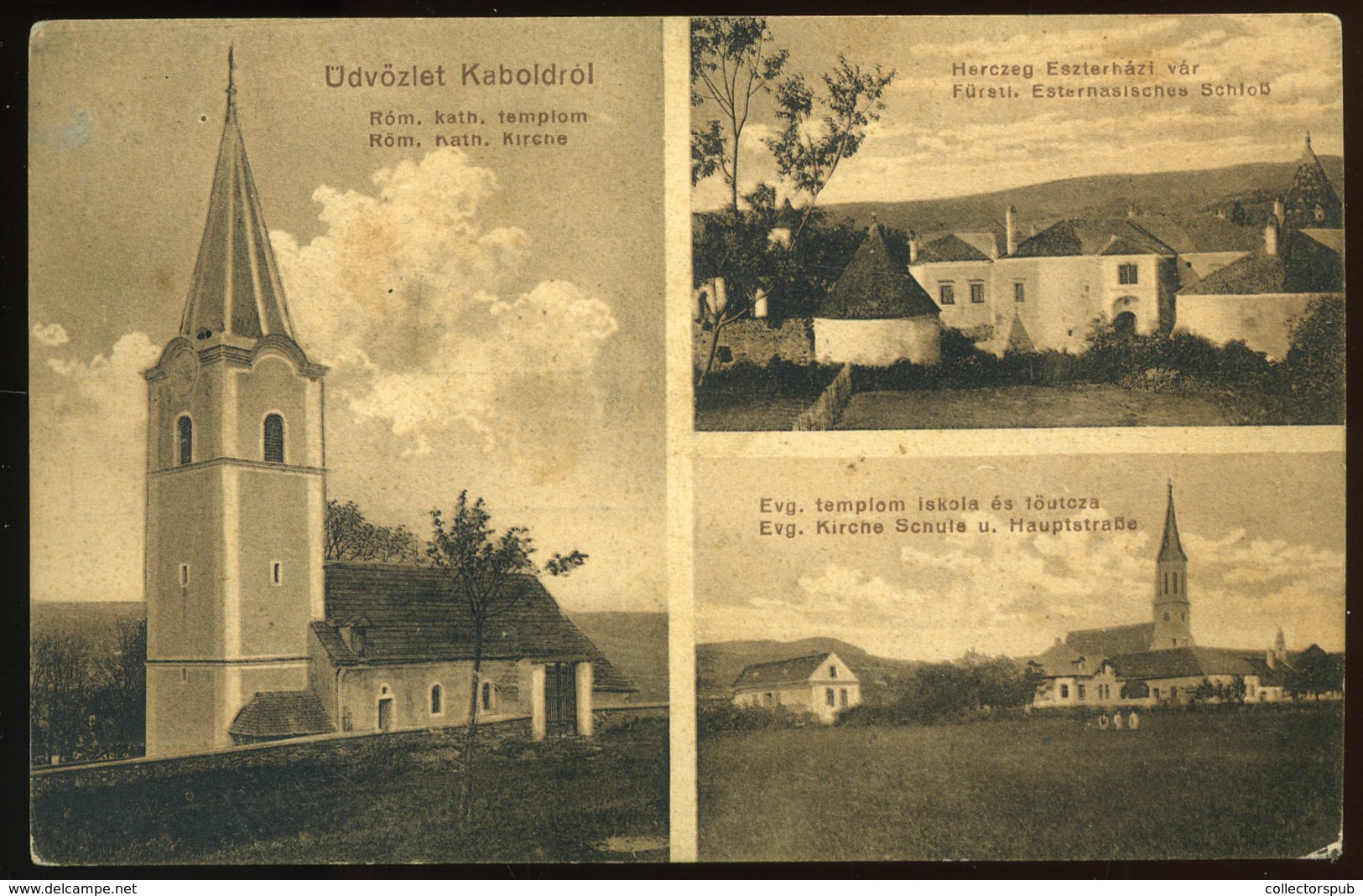 KABOLD 1915. Cca. Régi Képeslap - Hungary