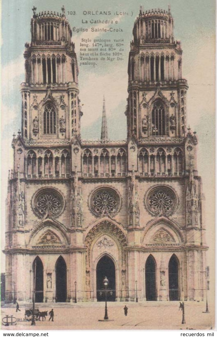 Toulouse La Cathedrale  1917 - Toulouse
