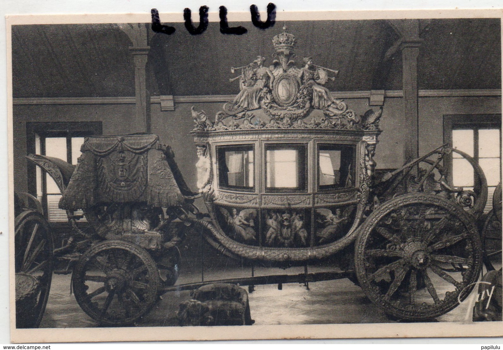 DEPT 78 : édit. A Leconte N° 122 : Versailles Musée Des Voitures Carrosse Du Sacre De Charles X - Versailles (Château)