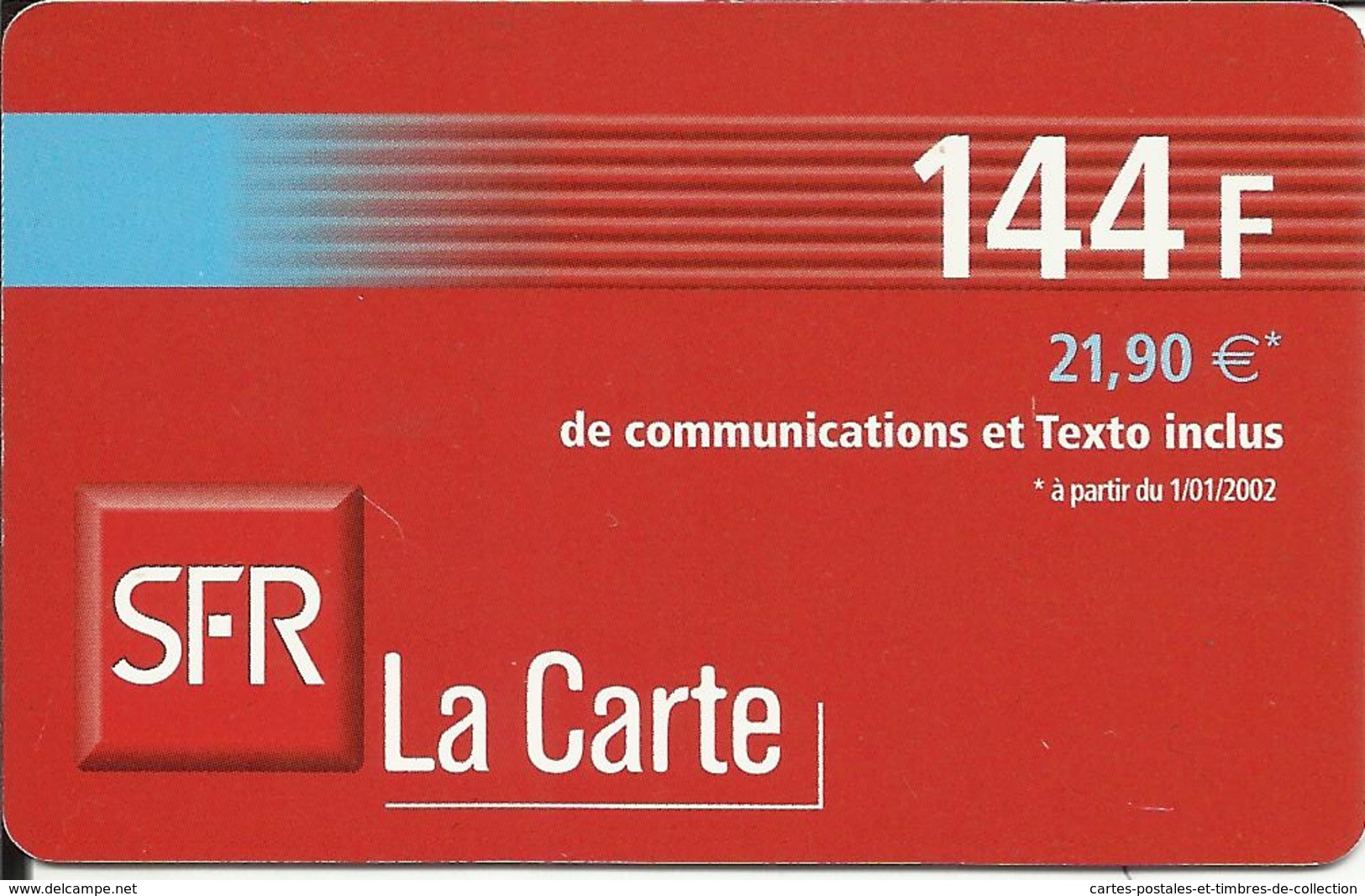 Télécarte 144 F , 21,90 € , N° LC16A , N° Série: 5420474358 - Per Cellulari (ricariche)