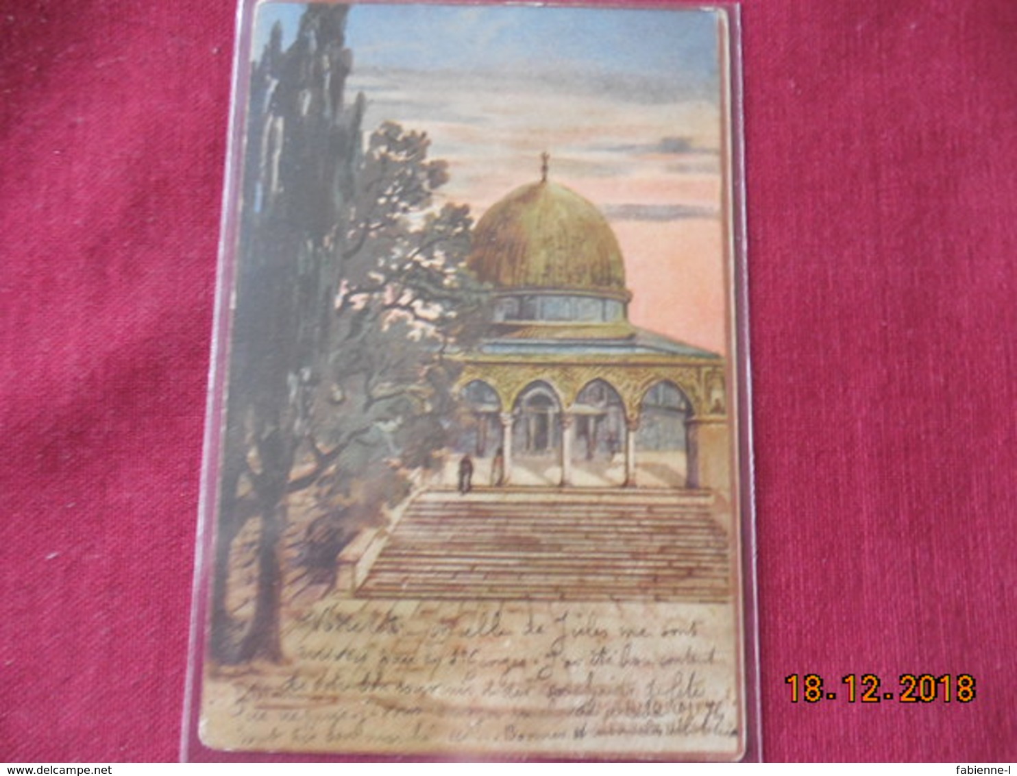 Carte De Jerusalem Avec Timbres Autrichiens Surcharges - Palestina