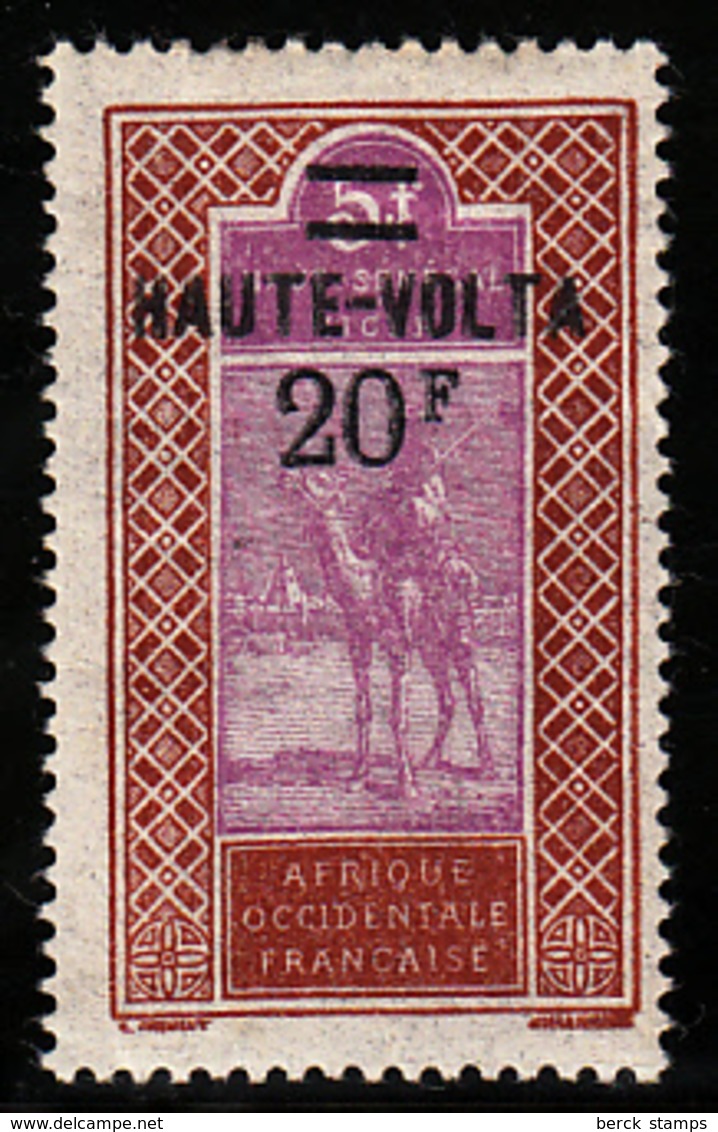 HAUTE-VOLTA - N° 40a* - MEHARISTE - 20F/5F - SANS POINT APRES LE " F "- - Unused Stamps