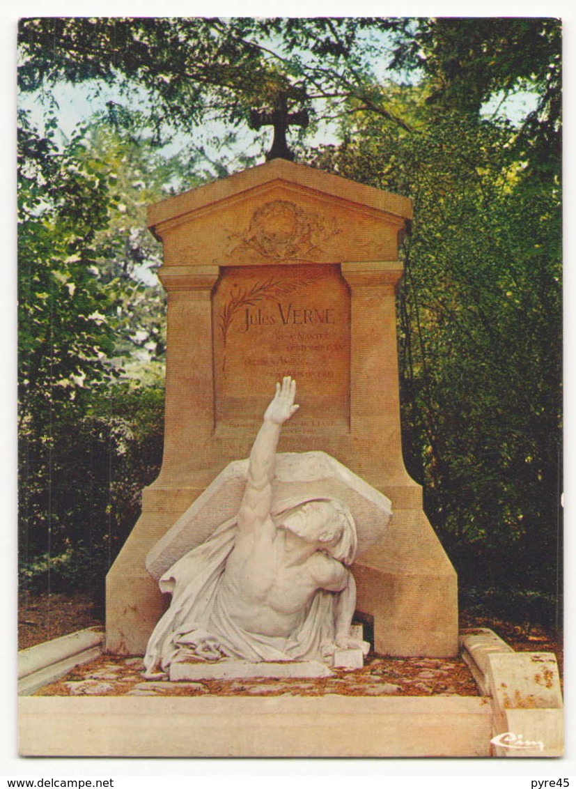 AMIENS JULES VERNE TOMBEAU CIMETIERE DE LA MADELEINE 80 - Amiens