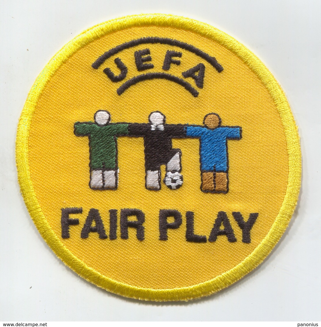 FOOTBALL / SOCCER / FUTBOL / CALCIO - UEFA FAIR PLAY, Sport Patch, D 80 Mm - Scudetti In Tela