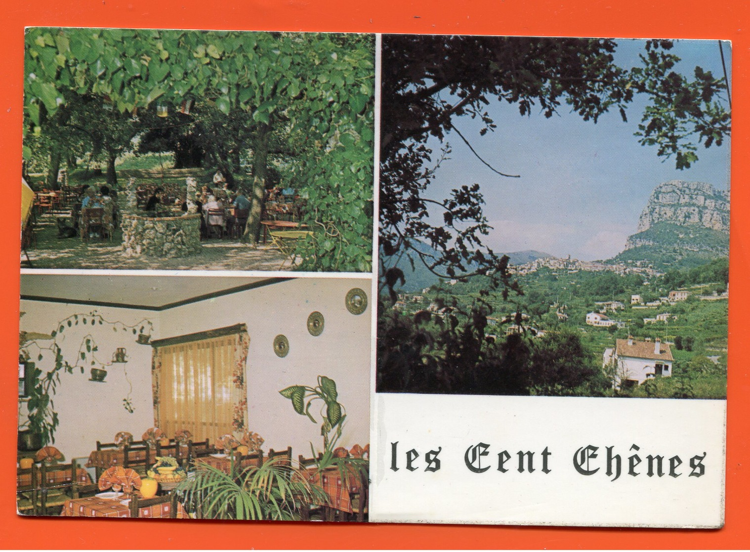 PL/21  SAINT JEANNET RESTAURANT CAMPING LES CENT CHENES - Publicité