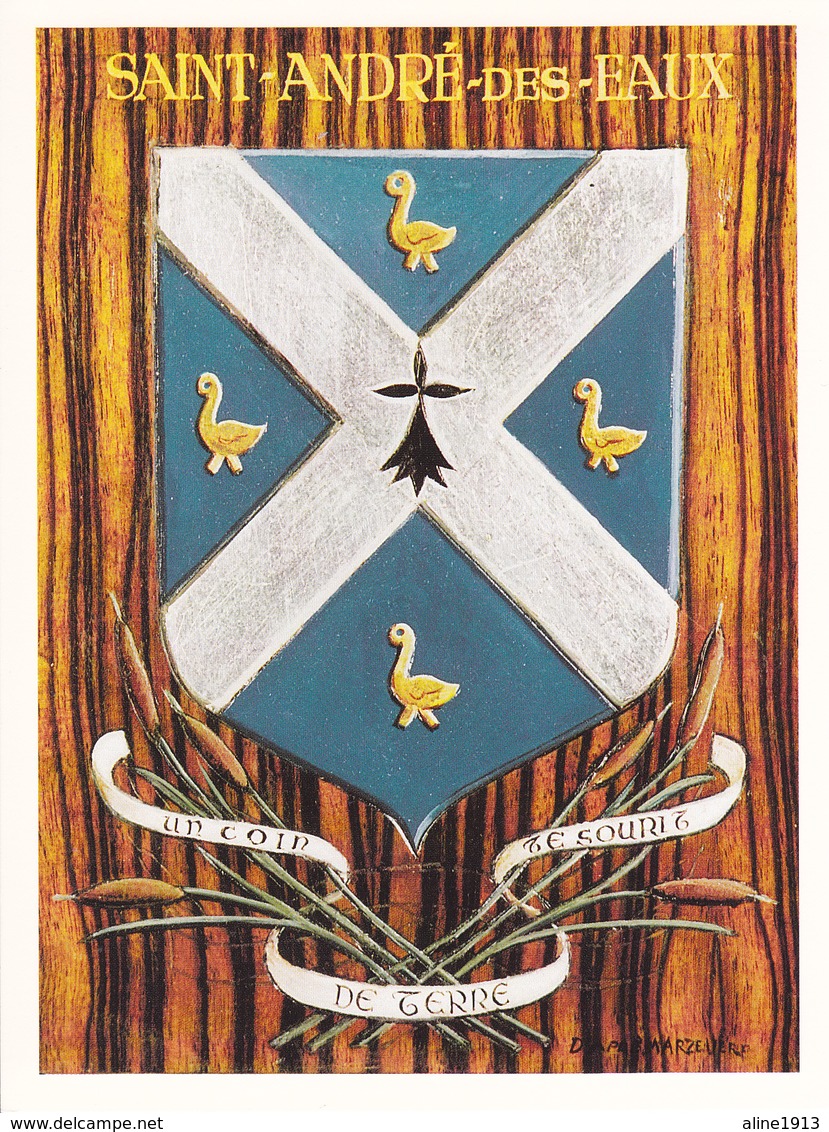 44 SAINT ANDRE DES EAUX / BLASON ET HERALDIQUE - Autres & Non Classés