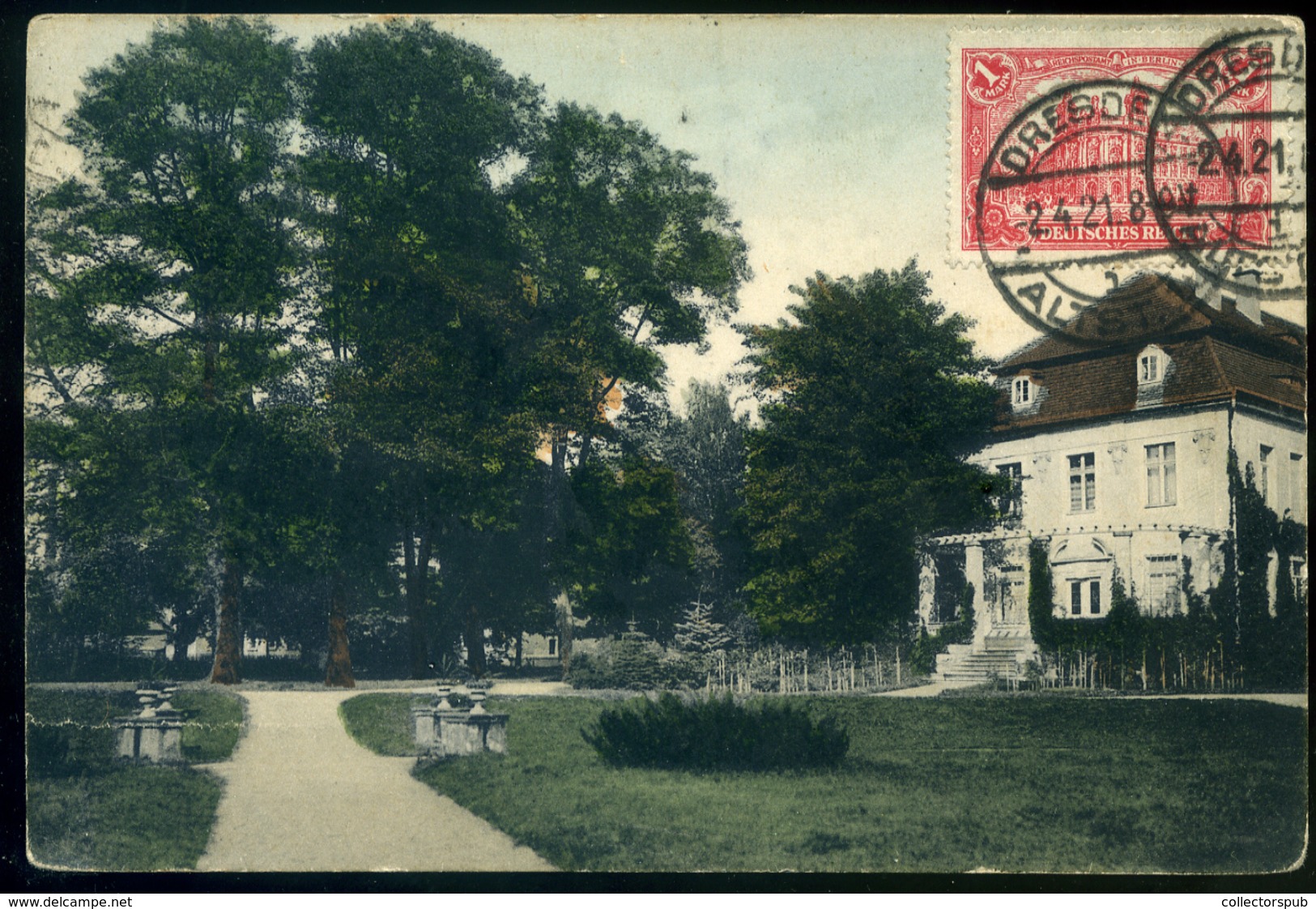 GERMANY Deresden 1921. Inflation Postcard To Hungary - Other & Unclassified