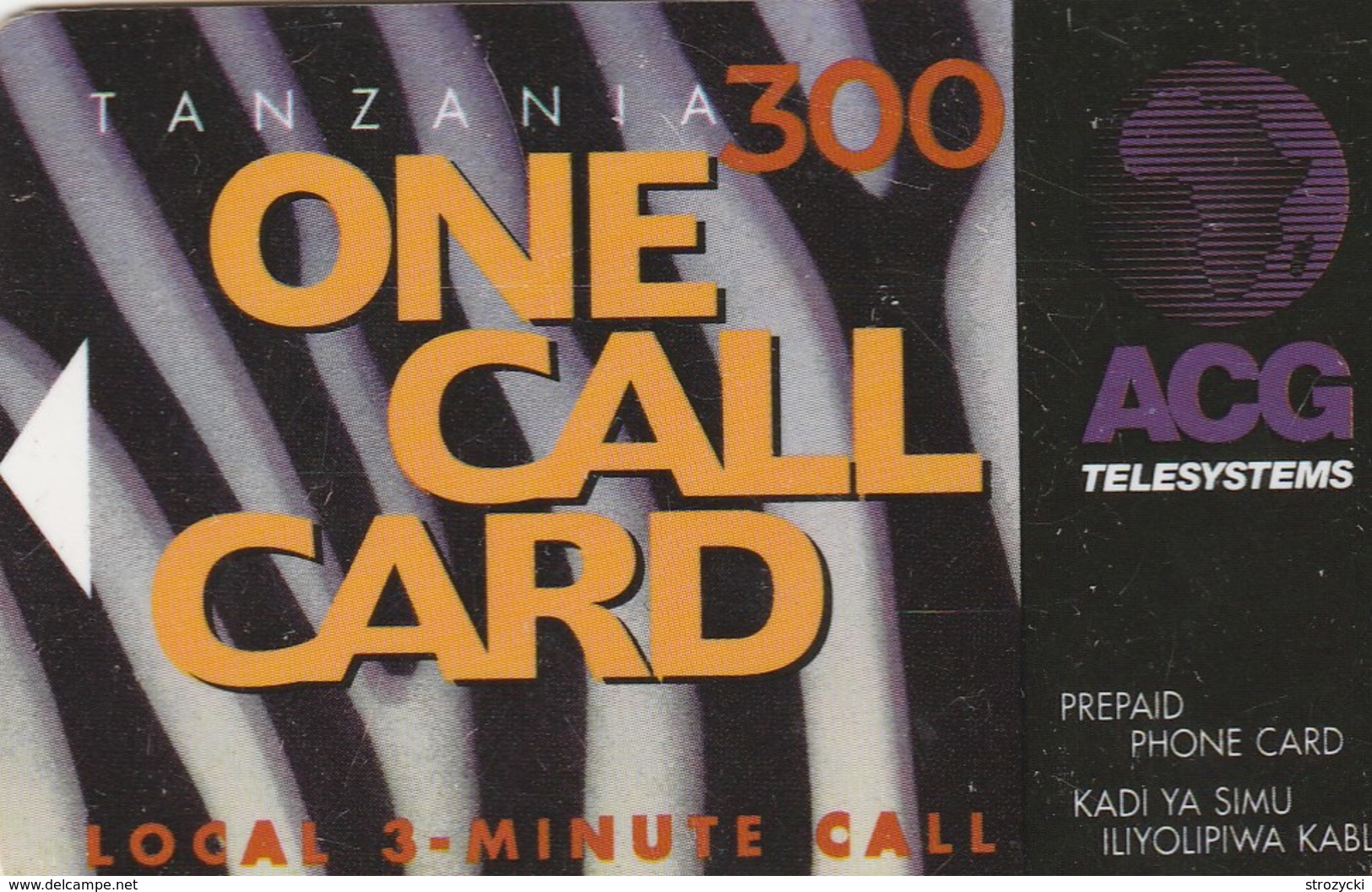 Tanzania - ACG - One Call Card - Tanzania