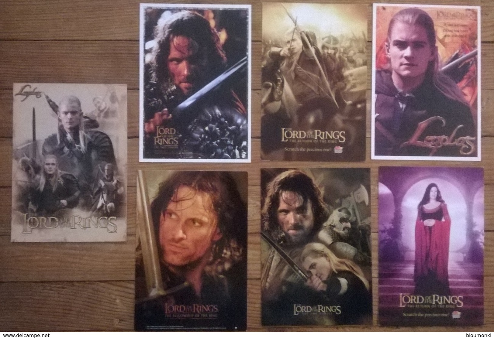 Lot De 7 Cartes Postales / Le Seigneur Des Anneaux - Autres & Non Classés