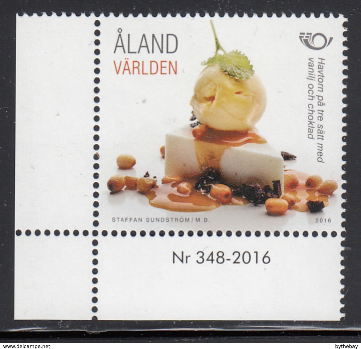 Aland 2016 MNH Cheesecake - Numbered Margin Copy - Aland