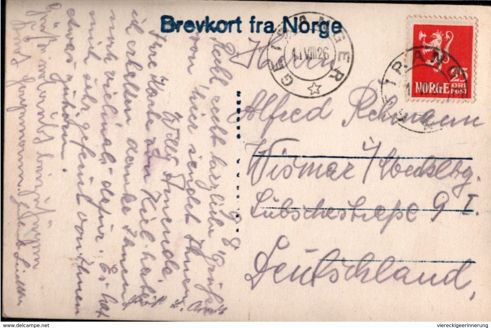 ! Alte Ansichtskarte Aus Djupvandshytten, Norwegen, Norway, Norge, 1926, Geiranger - Norway