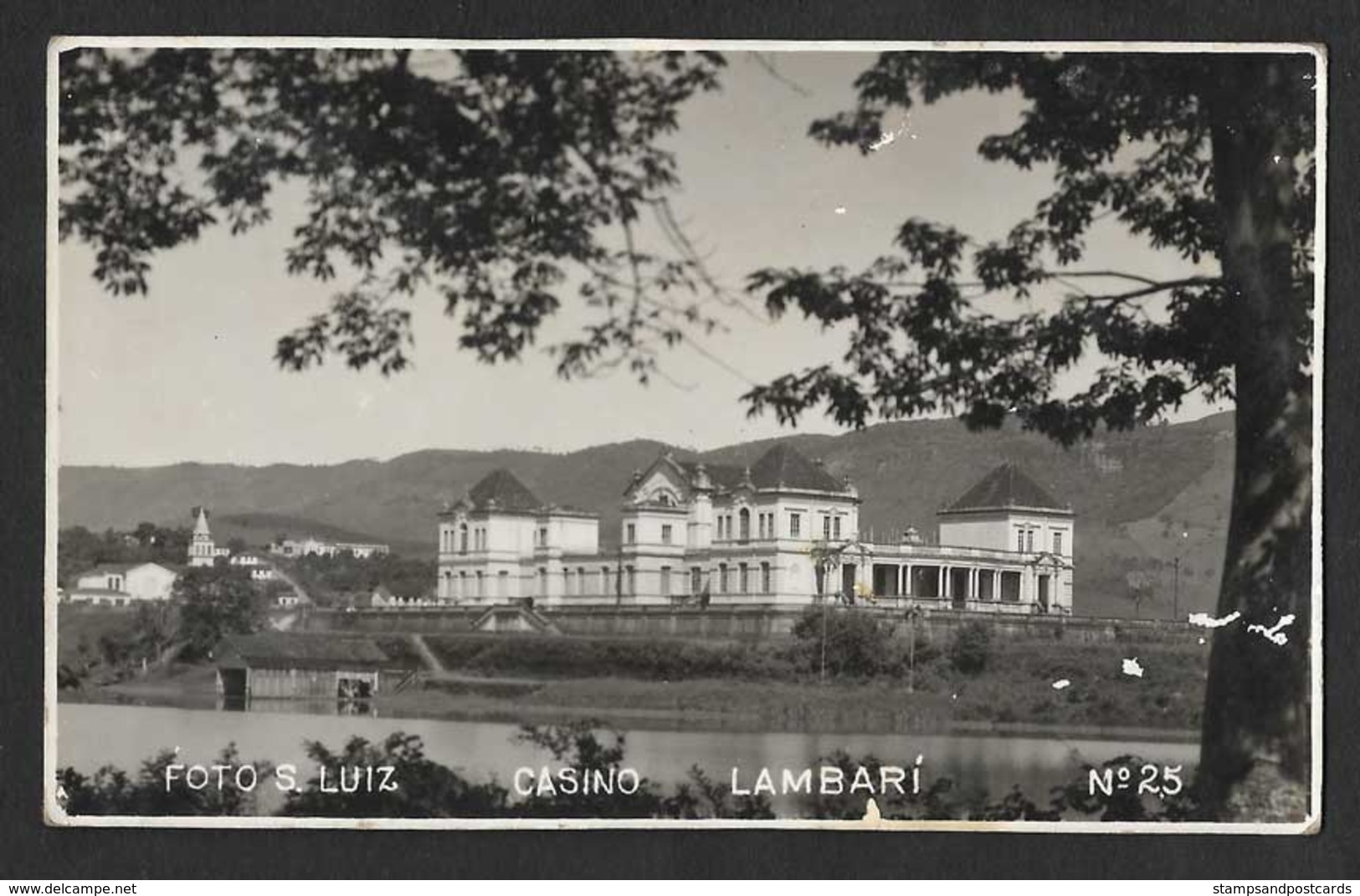 Brésil Brasil Carte Postale Photograpique Lambari Hotel SPA Minas Gerais Brazil Old Photo Postcard - Belo Horizonte