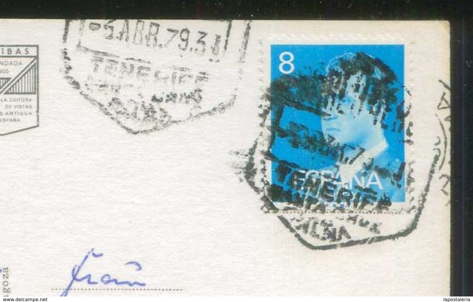 TP Circulada A Alemania El 5 Abr. 1979. Fechador *Correo Aéreo - Tenerife. Santa Cruz Palma* - Cartas & Documentos