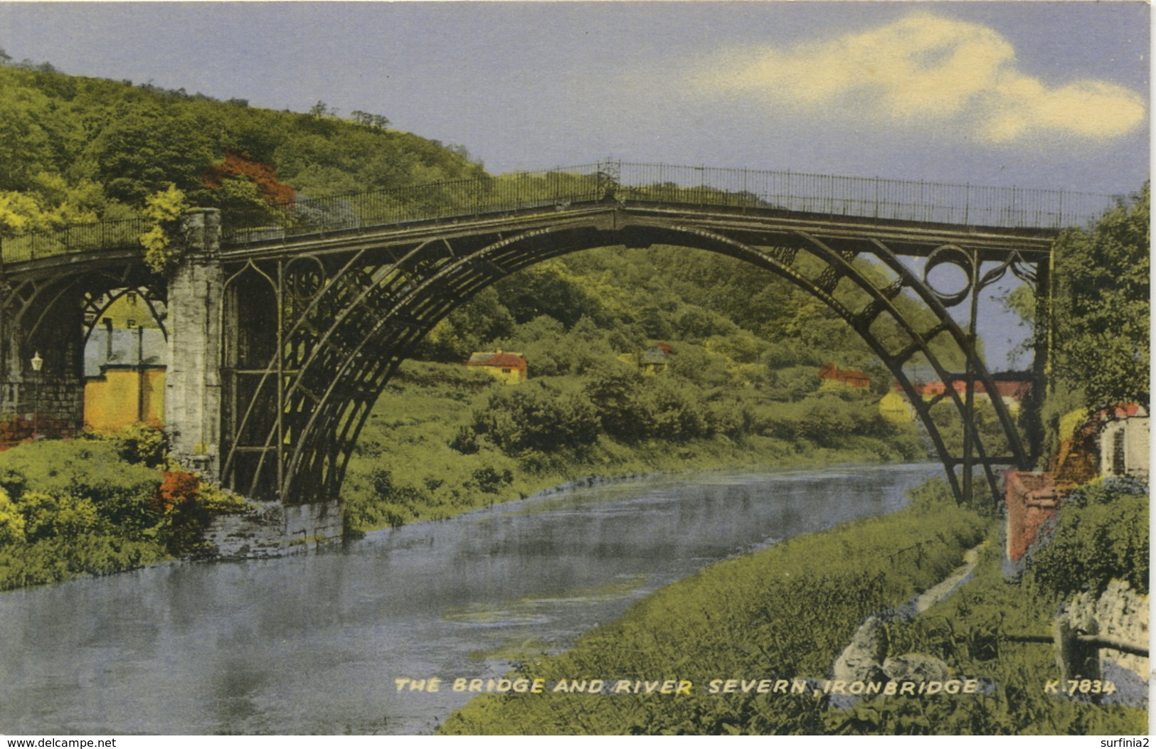 SHROPSHIRE - IRONBRIDGE - THE BRIDGE AND RIVER SEVERN Sh229 - Shropshire